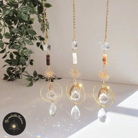 Mini Suncatcher Natürliche Heishi-Steine - LYRA