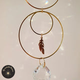 Mini Suncatcher Kristall Feder - SERAPH