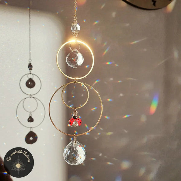 Mini Suncatcher Kristall - MARIENKÄFER