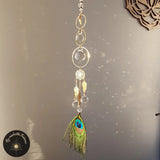 Suncatcher Feng Shui Pfauenfedern - LUCKY