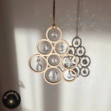 Suncatcher Handgefertigt Energie-Kristalle und Holz - ANTARES