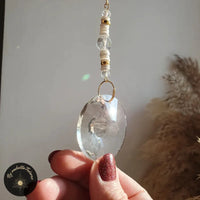 Suncatcher Kristall Rund Boho - VERGANGLICH 5