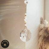 Suncatcher Kristall Rund Boho - VERGANGLICH 5