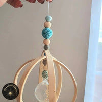 Suncatcher Mobile Holz und Pastellfarben - RONDO