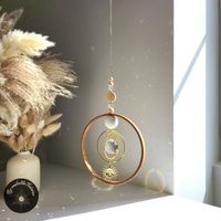 Suncatcher Mobile Holz und Pastellfarben - RONDO