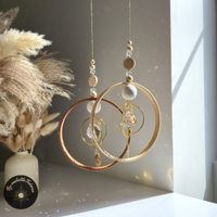 Suncatcher Mobile Holz und Pastellfarben - RONDO