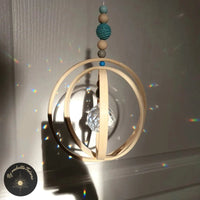 Suncatcher Mobile Holz und Pastellfarben - RONDO