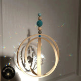 Suncatcher Mobile Holz und Pastellfarben - RONDO