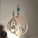 Suncatcher Mobile Holz und Pastellfarben - RONDO