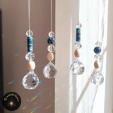 Suncatcher Perle de Grès Boule de Cristal - KELIBIA